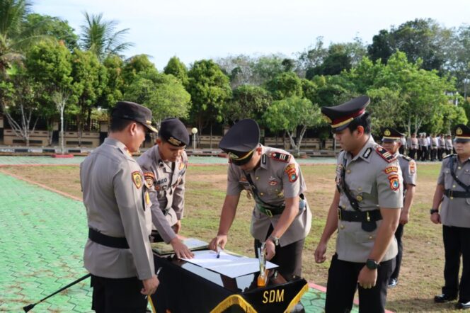 
 Tujuh Perwira Polres Bangka Selatan Dimutasi