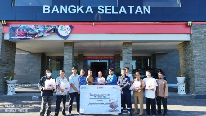 
 PT Timah Salurkan 1.296 Paket Sembako ke Pemkab Basel untuk Warga Kurang Mampu