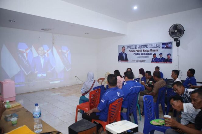 
 DPC Partai Demokrat Bangka Selatan Nobar Pidato Ketua Umum AHY, Ini Pesan yang Disampaikan