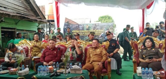 
 Pemkab Bangka Selatan Dukung Program TNI AD Manunggal Air di Desa Rias