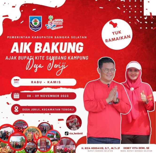 
 Besok Pemkab Bangka Selatan Berkantor di Desa Jeriji, Bawa Seluruh Pelayanan