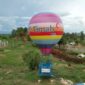 Replika Balon Udara yang dibangun PT Timah Tbk di obyek wisata Bukit Samak Belitung Timur sebagai salah satu bentuk dukungan perusahaan dalam mendukung kemajuan pariwisata di daerah tersebut. (Foto: istimewa)