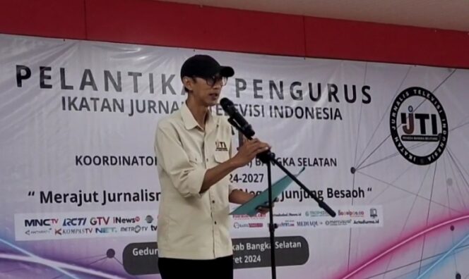 
 Ketua Pengurus Daerah (Pengda) Ikatan Jurnalis Televisi Indonesia (IJTI) Bangka Belitung, Joko Setyawanto. (Foto: Istimewa)