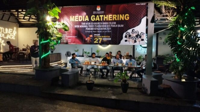 
 Gelar Media Gathering, KPU Basel Minta Media Kawal Proses Coklit