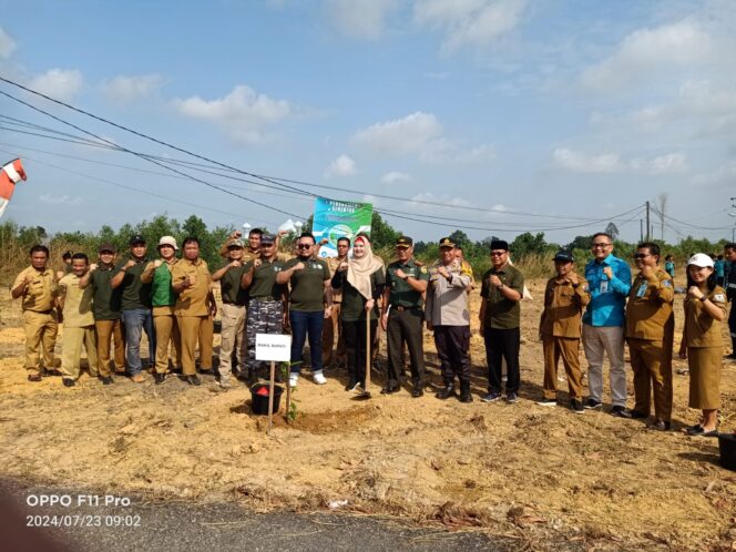 
 Pemkab Bangka Selatan melakukan penanaman pohon serentak di lahan kritis. (Foto: Erik/Babeltimes)