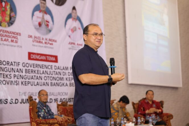 
 Gubernur Provinsi Kepulauan Bangka Belitung periode 2017-2022 Erzaldi Rosman. (Foto: istimewa)