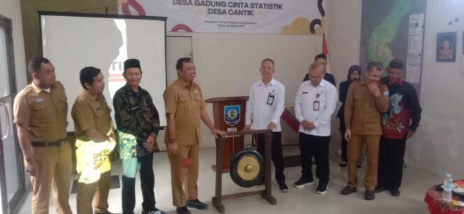 
 BPS Bangka Selatan Canangkan Desa Gadung Sebagai Desa Cantik