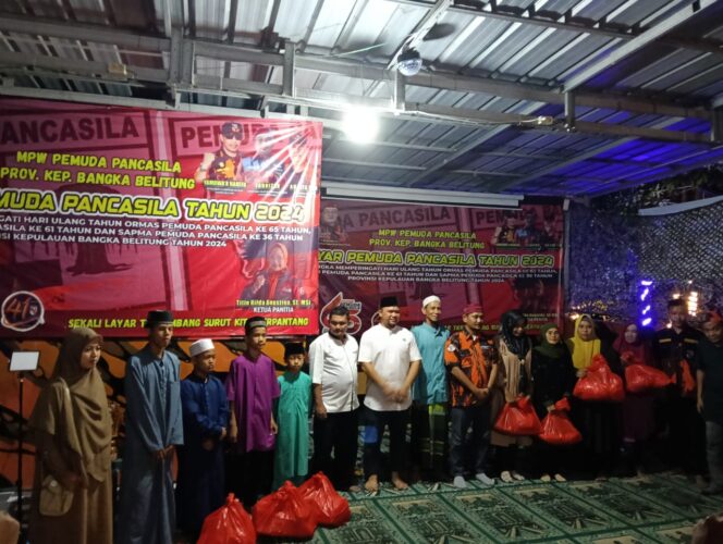 
 HUT Ke-65, MPW Pemuda Pancasila Gelar  Tausiyah Agama dan Santunan Anak Yatim