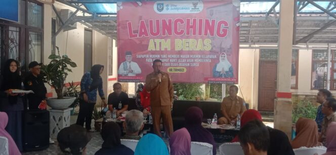 
 Pemkab dan Baznas Bangka Selatan Launching ATM Beras