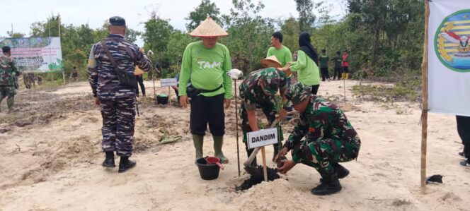 
 Kodim 0432 Basel Hijaukan Lahan Kritis Lewat Program Bersatu Dengan Alam