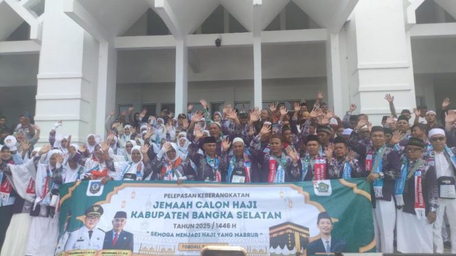 
 Pemkab Bangka Selatan Lepas Keberangkatan Jemaah Calon Haji 2025