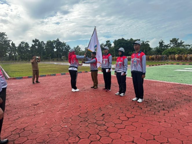 
 Wabup Debby Lepas Kontingen Bangka Selatan untuk Kejurda XII Bangka Belitung 2025