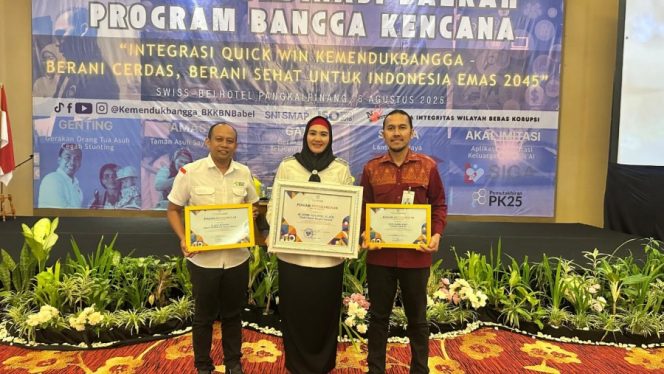 
 Pemkab Bangka Selatan Raih Penghargaan Diajang Genting dan Rakorda Bangga Kencana 2025