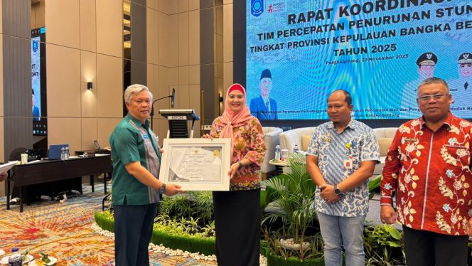 
 Komitmen Turunkan Stunting, Pemkab Bangka Selatan Raih Dua Penghargaan di Tingkat Provinsi
