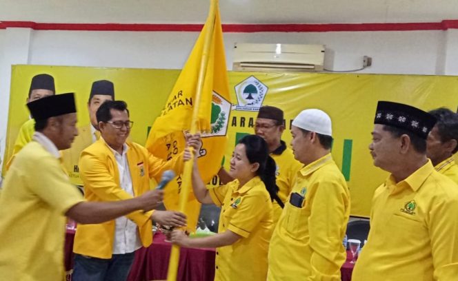 
 Rina Tarol terpilih secara aklamasi sebagai Ketua DPD II Partai Golkar Kabupaten Bangka Selatan Periode 2026-2031. (Foto: babeltimes.co/ist)
