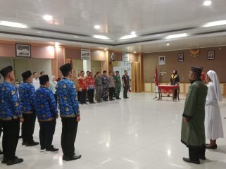 Wakil Bupati Bangka Selatan Debby Vita Dewi melantik 26 pejabat fungsional di beberapa OPD Pemkab Bangka Selatan, Selasa 21 April 2026. (Foto: babeltimes.co/Arul)