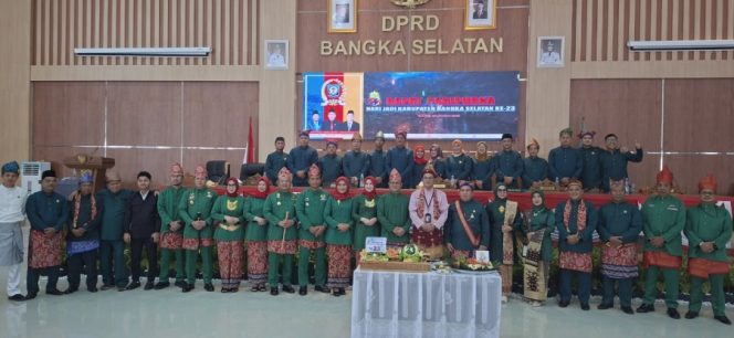 
 Bupati Ajak Perkuat Persatuan di Rapat Paripurna HUT Bangka Selatan Ke-23 Tahun 2026