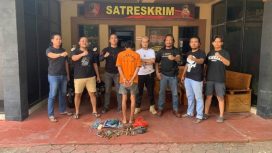 Tim URC Macan Selatan Satreskrim Polres Bangka Selatan berhasil mengamankan terduga pelaku tindak pidana pencurian dengan pemberatan (Curat) di wilayah hukum Polres setempat. (Foto: babeltimes.co/Ho-Humas Polres)