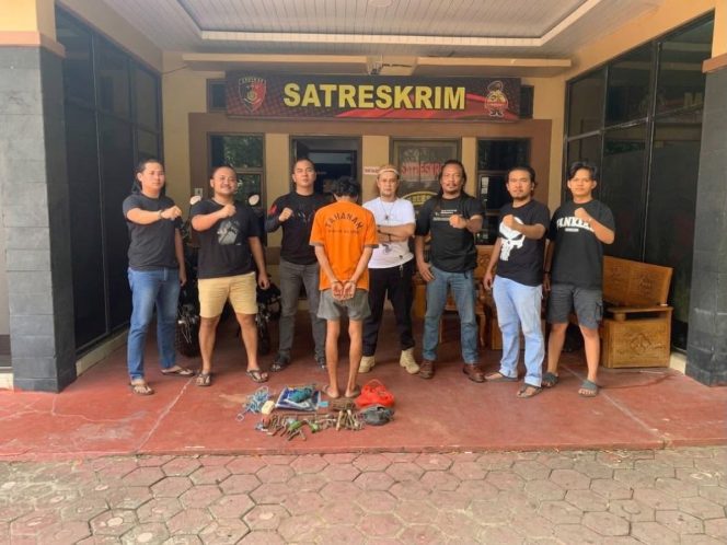 
 Tim URC Macan Selatan Satreskrim Polres Bangka Selatan berhasil mengamankan terduga pelaku tindak pidana pencurian dengan pemberatan (Curat) di wilayah hukum Polres setempat. (Foto: babeltimes.co/Ho-Humas Polres)