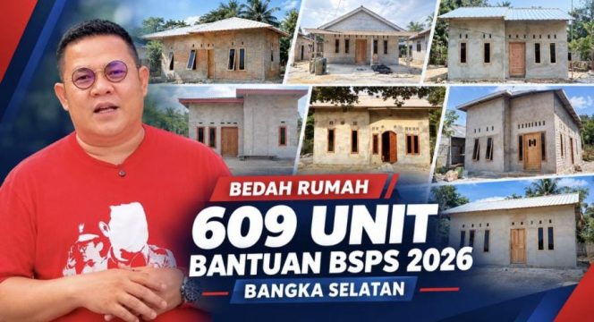 
 Pemkab Bangka Selatan terima alokasi 609 unit rumah program BSPS dari Kementerian Perumahan dan Kawasan Pemukiman. (Foto: babeltimes.co/Ho-Diskominfo Basel)